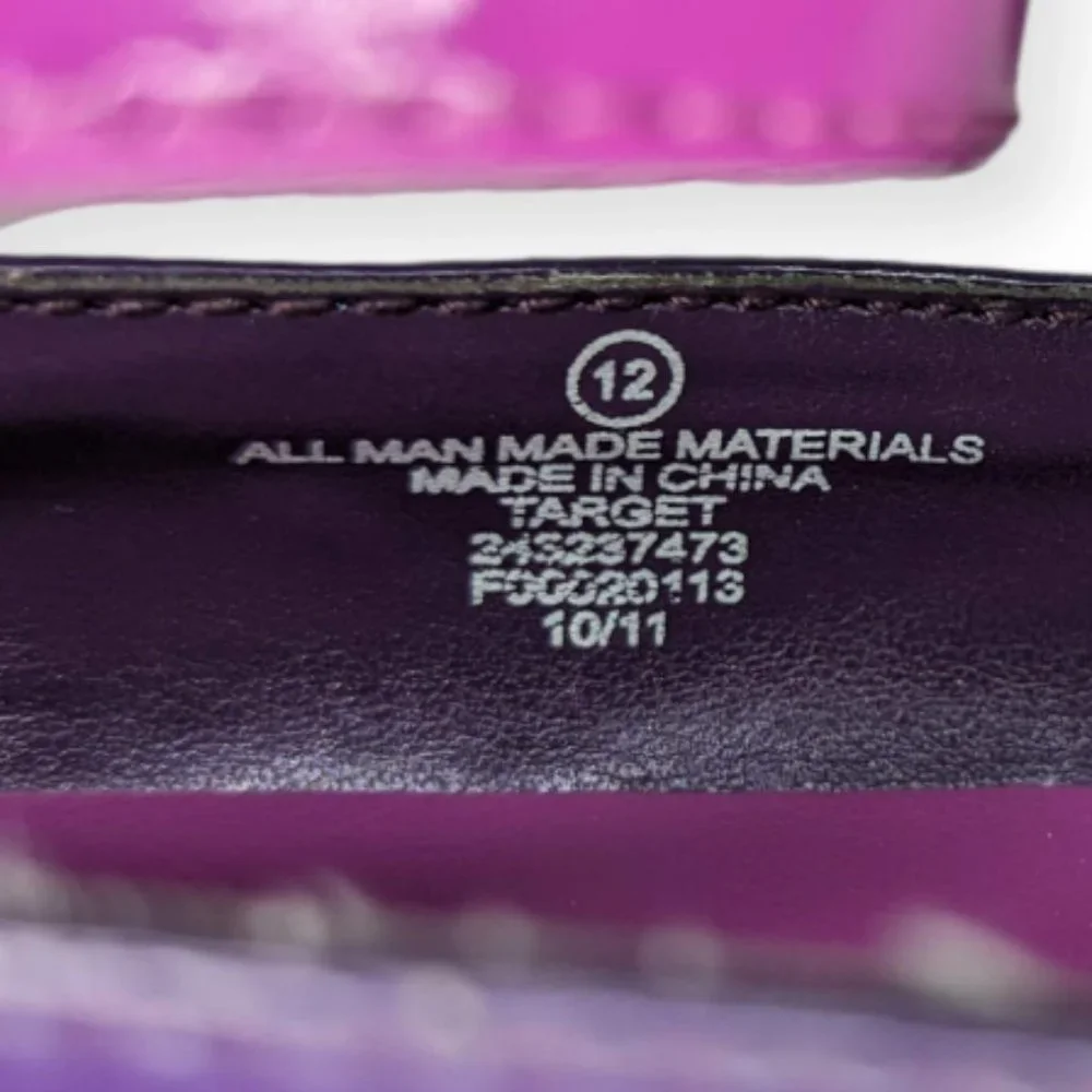 OshKosh B'Gosh Genuine Kids Purple Flats Size 12